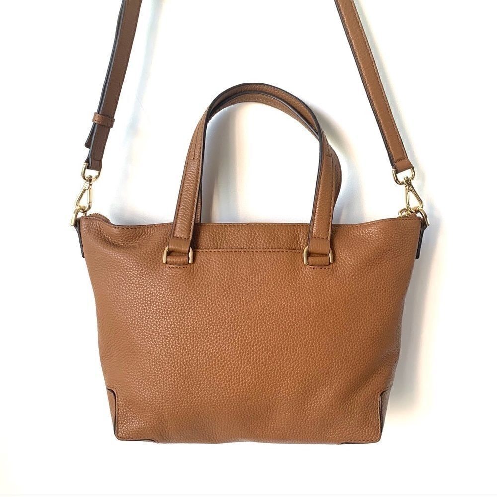 MICHAEL KORS MACKENZIE LEATHER SATCHEL ACORN - Picture 3 of 8